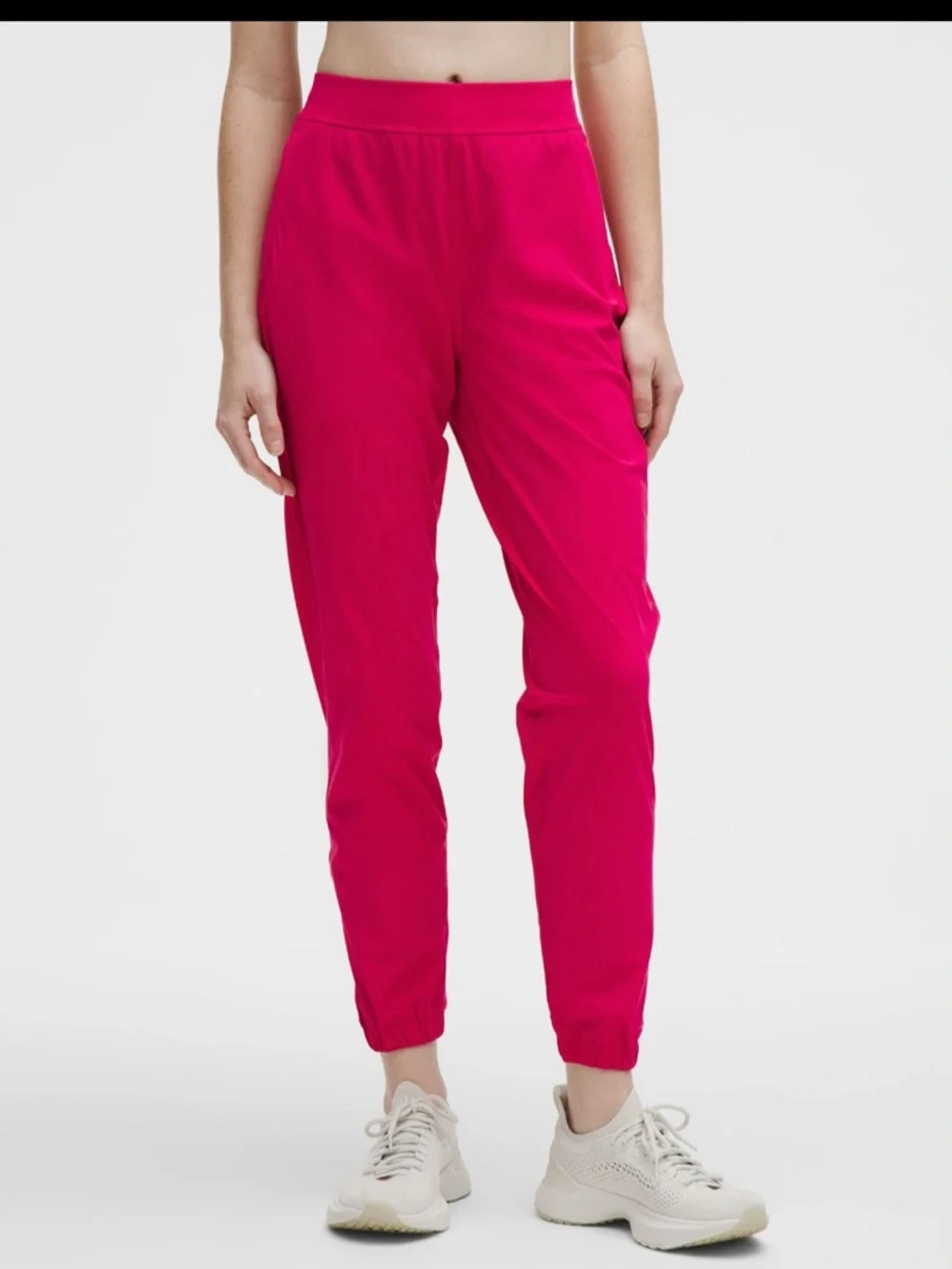LULULEMON ADAPTED STATE HR JOGGER *REGULAR IN PINK DRAGONFRUIT SZ 8 NWT - Picture 2 of 8